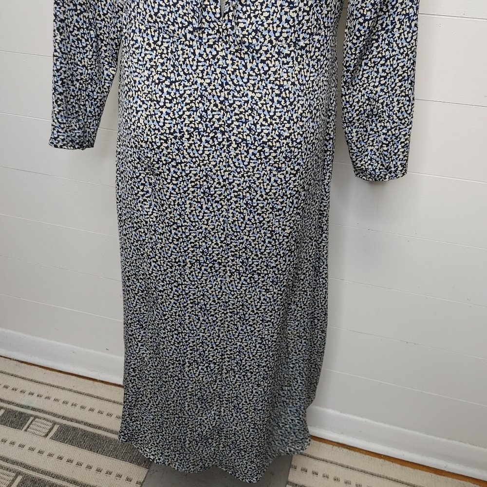 H&M patterned tie back midi dress S - Picture 7 of 13